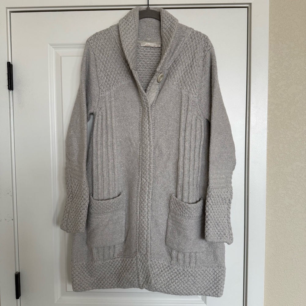 Prana Women's Gray Cardigan Sweater